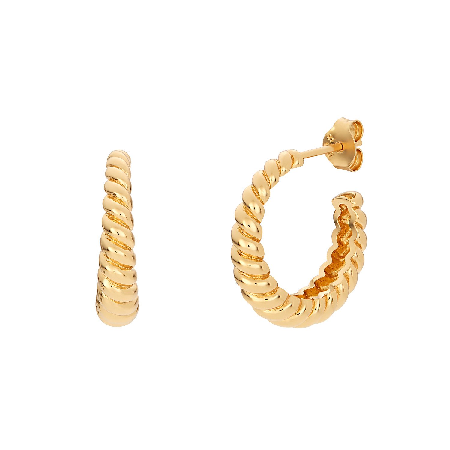 Noelani Paar Creolen Noelani Creolen für Damen, 925 Sterling Silber (Creolen, 4-tlg)