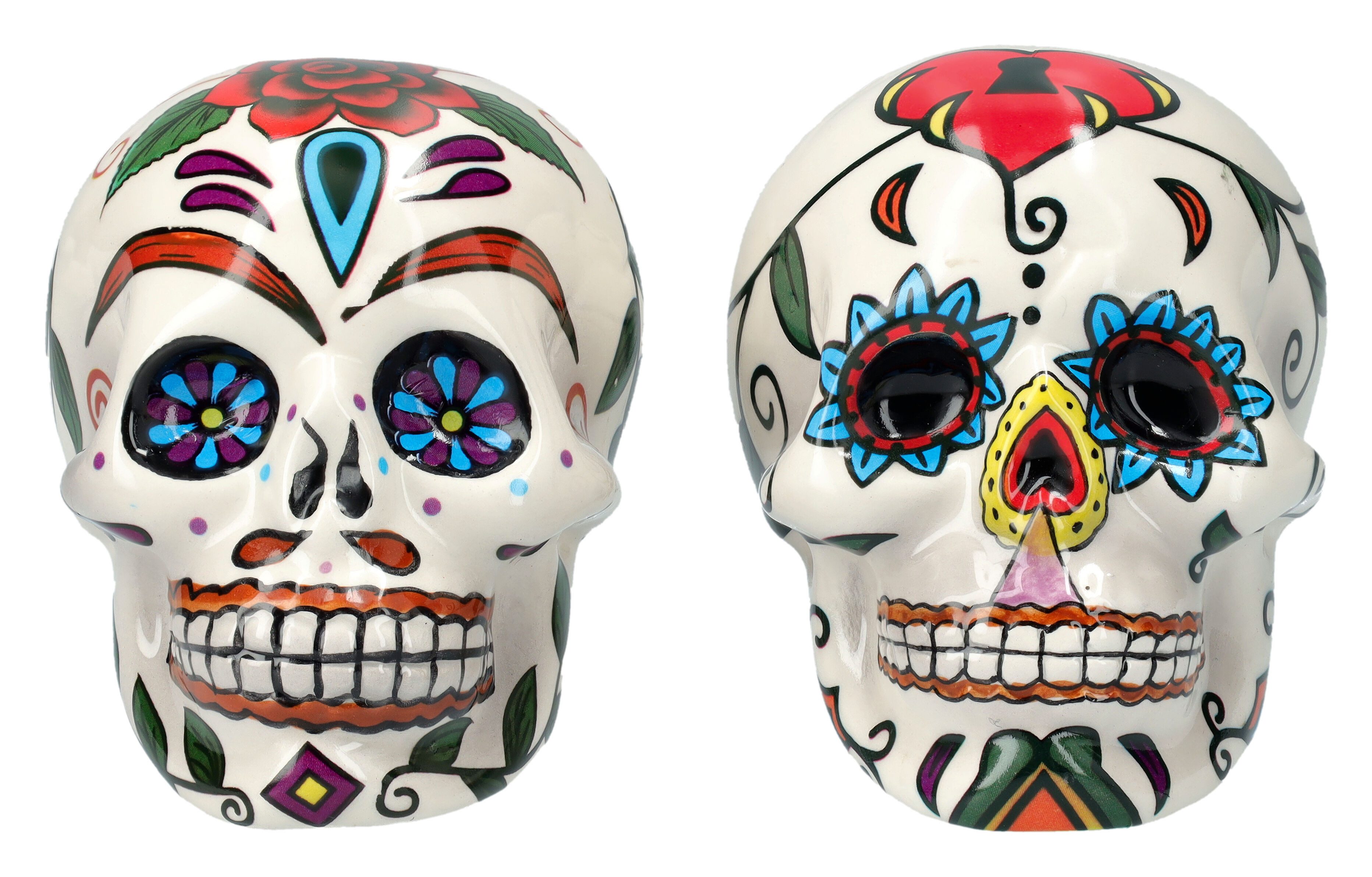 Salz- / Pfefferstreuer Salz- & Pfefferstreuer Totenköpfe - Day of the Dead - Fantasy Gothic D