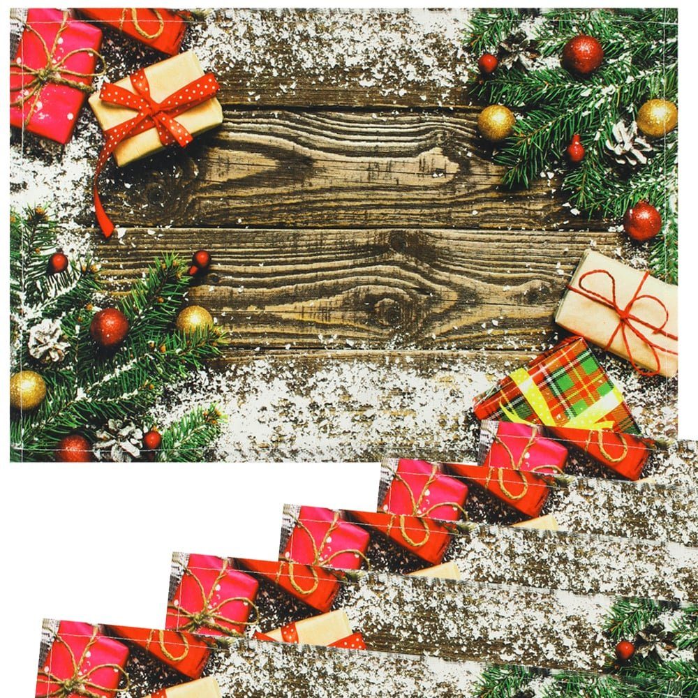 Platzset Tischsets Platzsets Stoff CLOTH Geschenke Weihnachten Holz