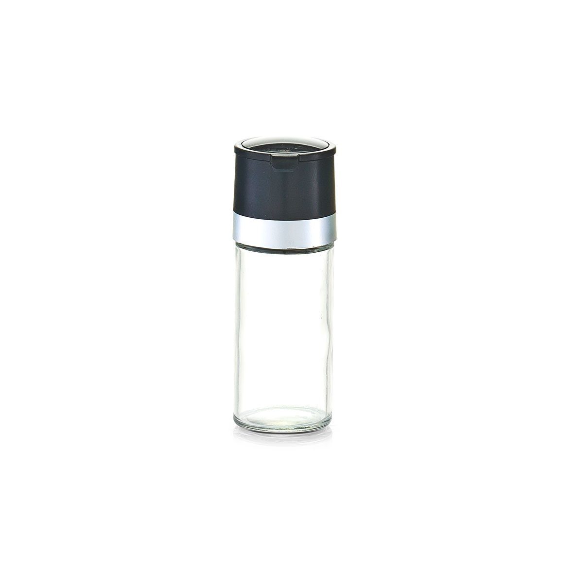 Zeller Present Gewürzmühle, Glas/Kunststoff, schwarz