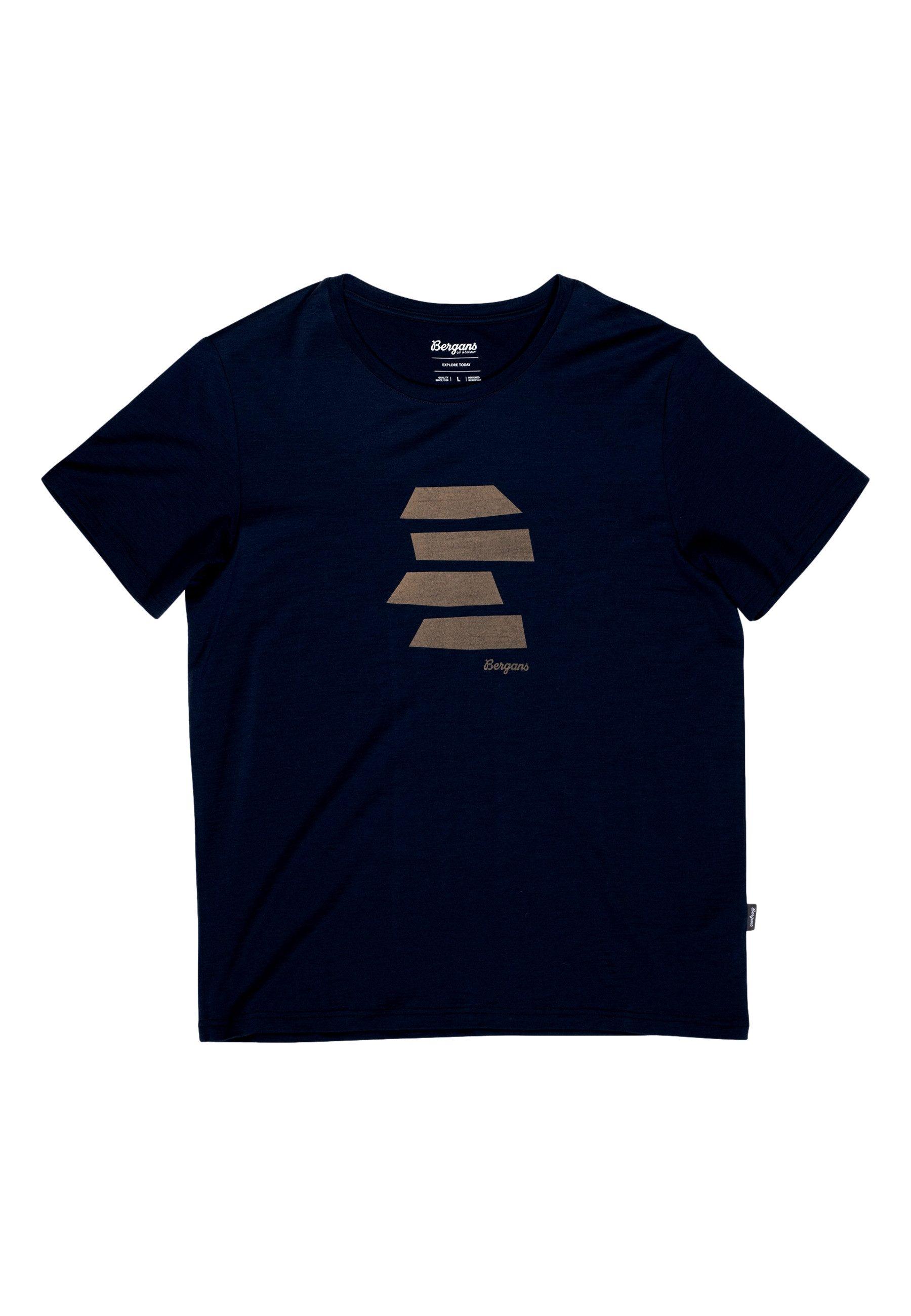 Bergans T-Shirt T-Shirt Rabot Mount Kurzarmshirt (1-tlg., 1)