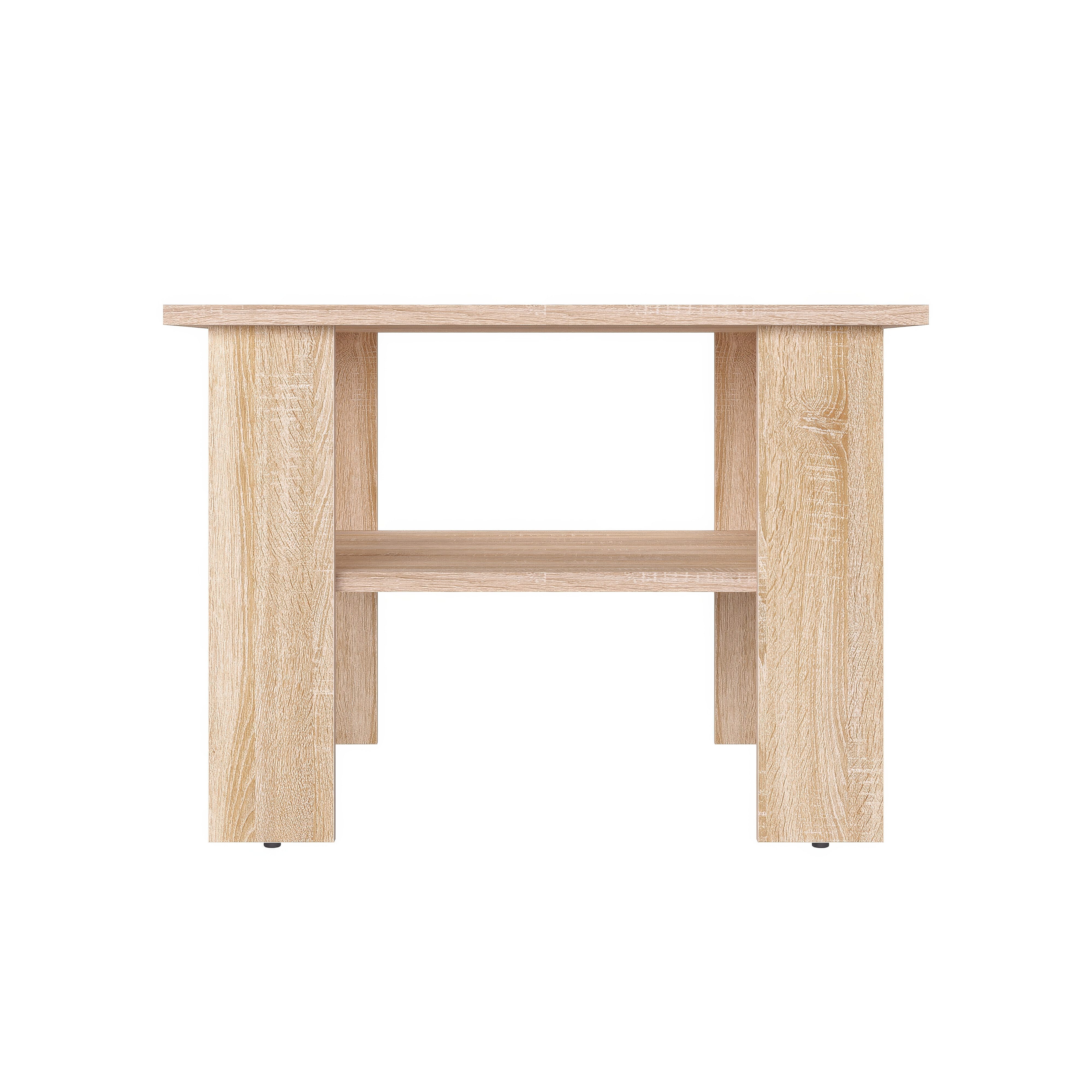 KOMTO Couchtisch Wohnzimmertisch Modern Coffee Table Tisch Holz Beistelltisch (Tisch Wohnzimmer Sofatisch Stubentisch, Wohnzimmer Tisch für Couch, Spanplatte, Vienna 60x60x43 cm)