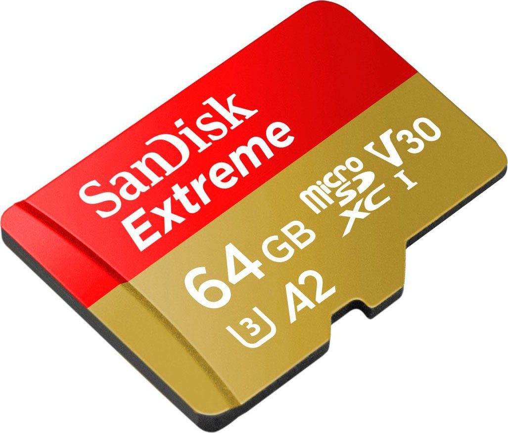 Sandisk Extreme 64GB Speicherkarte (64 GB, UHS Class 3, 170 MB/s Lesegeschwindigkeit) – Bild 4 von 4