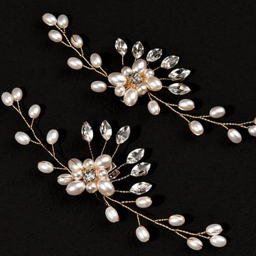 AUKUU Schuhanstecker Handgefertigte Handgefertigte Perlenschuhe Blumenschuhe, Accessoires Braut und Hochzeitsaccessoires