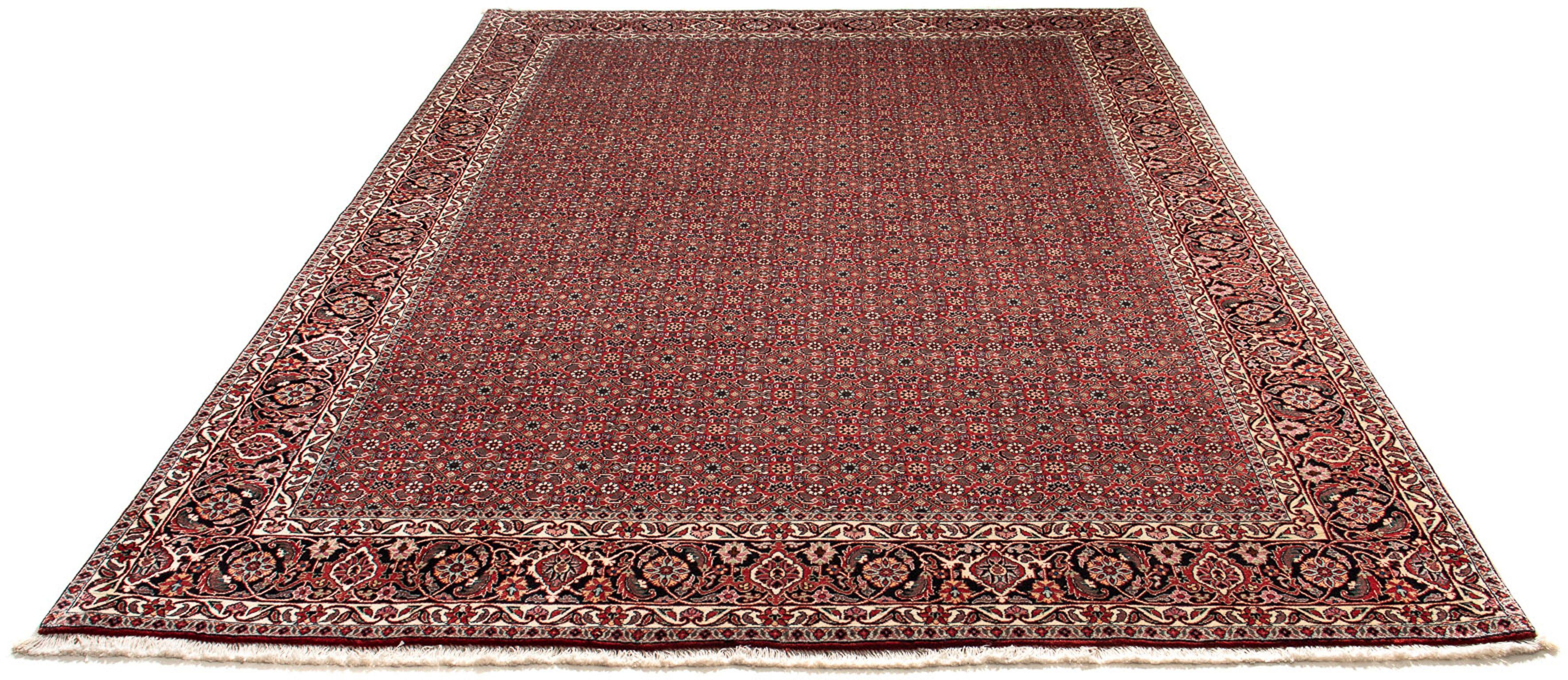 Orientteppich Perser - Bidjar - 297 x 200 cm - dunkelrot, morgenland, rechteckig, Höhe: 15 mm, Wohnzimmer, Handgeknüpft, Einzelstück mit Zertifikat