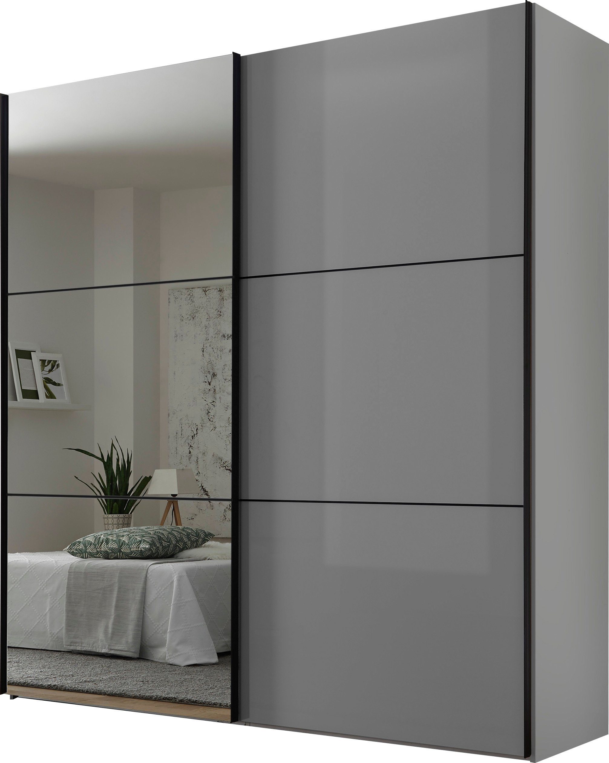 STAUD Schwebetürenschrank Includo Glas, Made in Germany