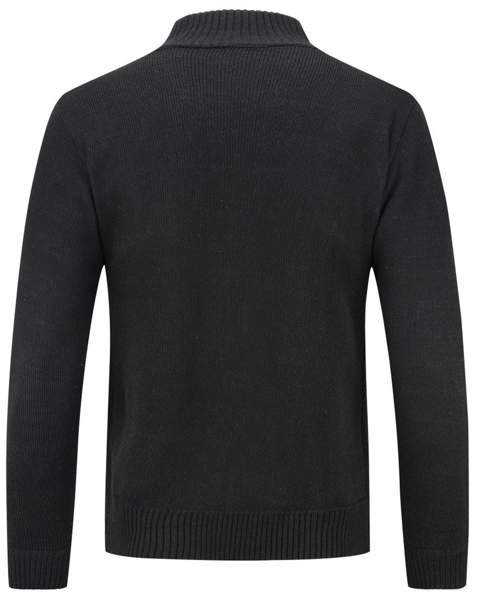 Allthemen Cardigan mit Stehkragen Herren Strickjacke mit reißverschluss günstig online kaufen