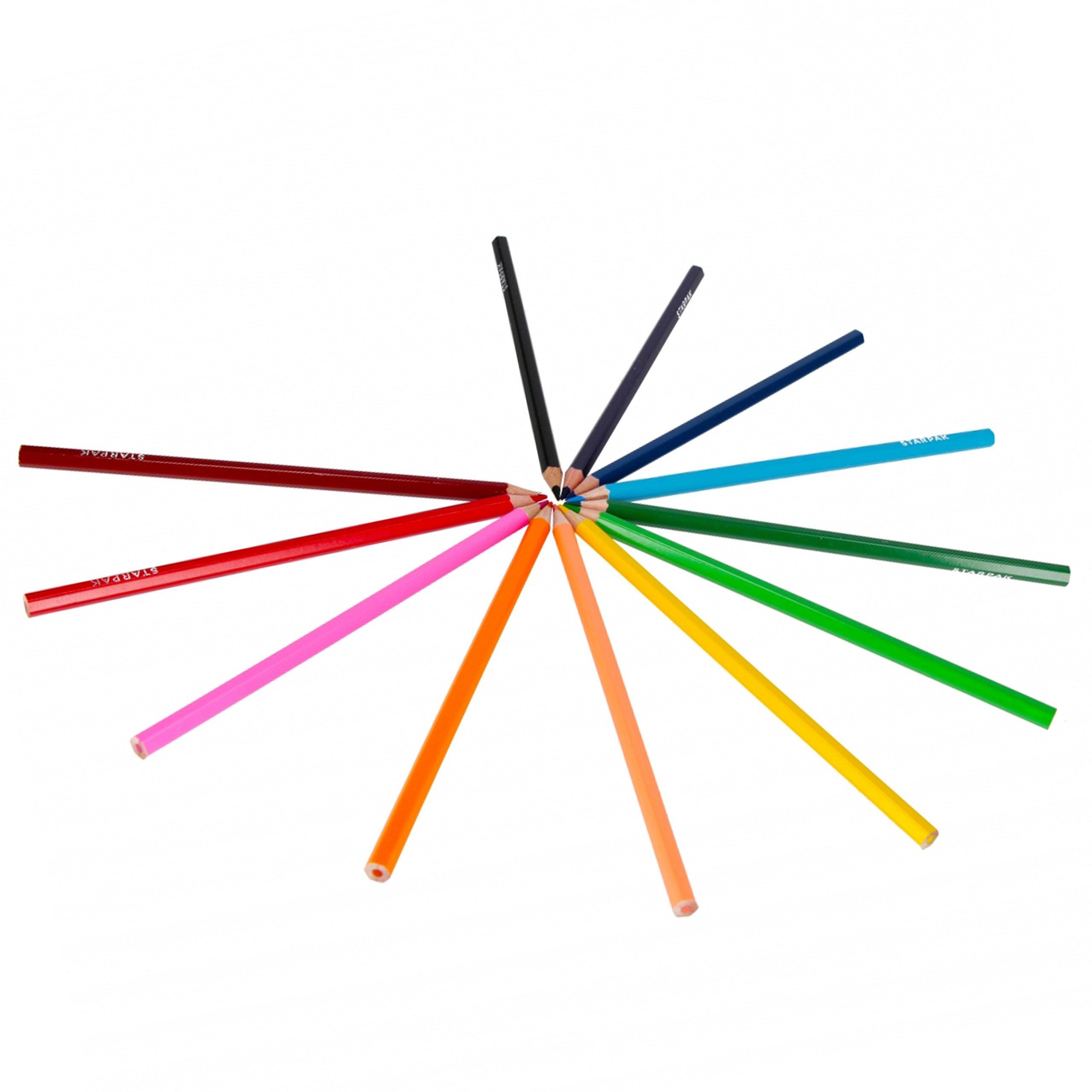 Sarcia.eu Malstift Football Bleistifte, Buntstifte, Schulmalstifte 12 Farben