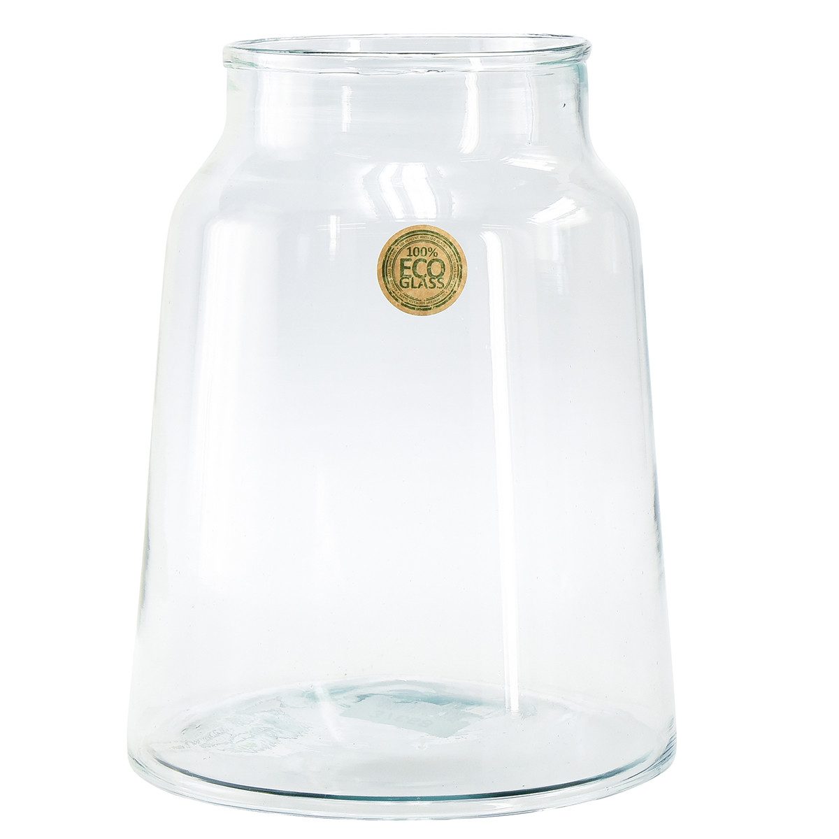 Florists Products Tischvase Deko Glas Vase Retro Blumenvase klar Ø22,5cm H29cm