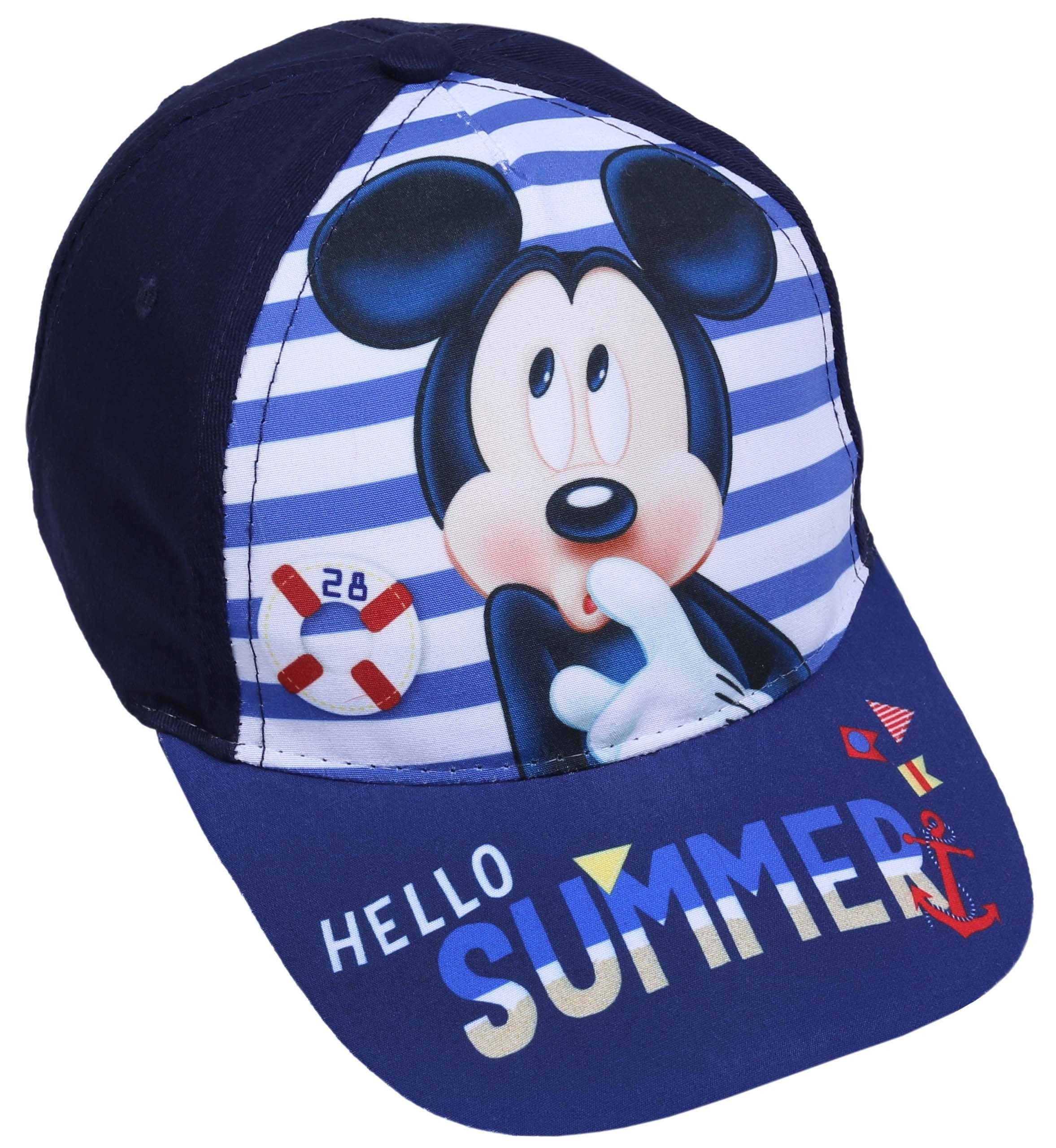 Disney Baseball Cap Dunkelblaue, Jungen Schirmmütze, Mickey Mouse Disney 52