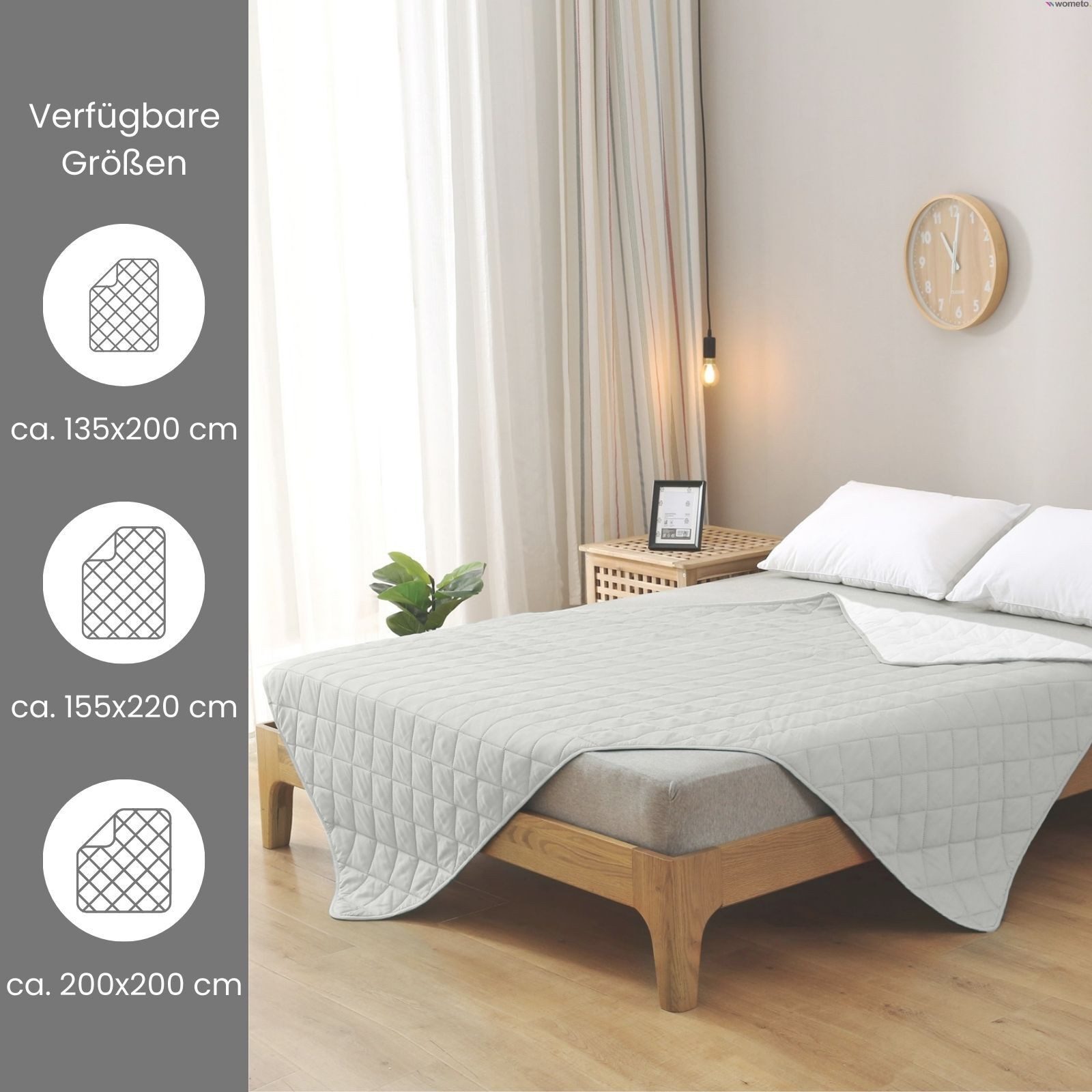 wometo Microfaserbettdecke Camping, 3 Deckengrößen, Füllung: Kunstfaser, OE günstig online kaufen