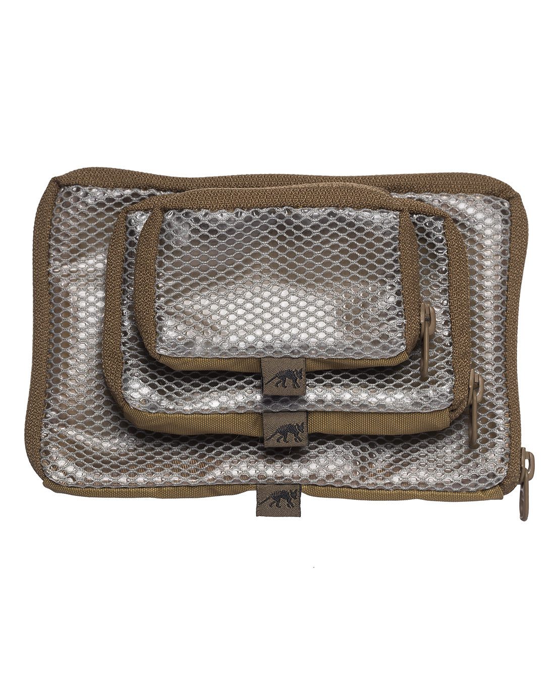 Tasmanian Tiger Taschenorganizer TT Mesh Pouch Set VL Coyote Braun