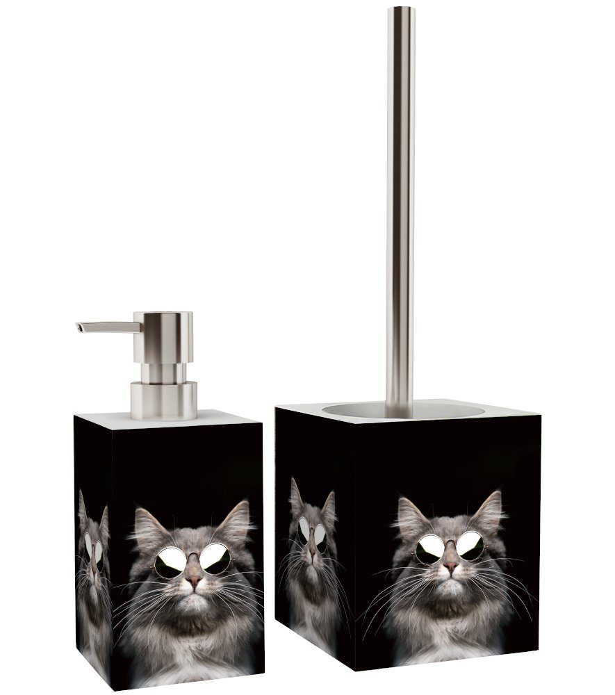 Sanilo Badaccessoire-Set Cool Cat, WC-Bürste und günstig online kaufen