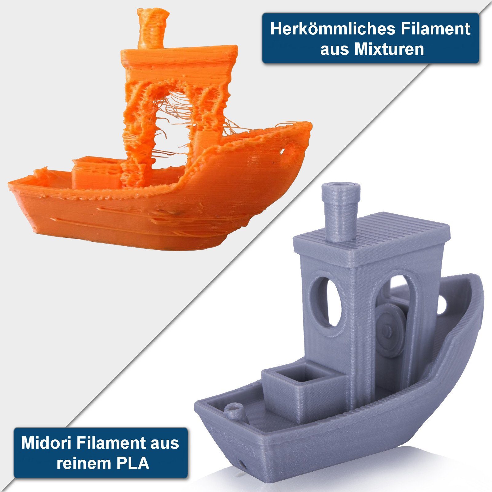 Midori 3D-Drucker-Stift, 3D Drucker Filament PLA PETG 1,75mm 1kg