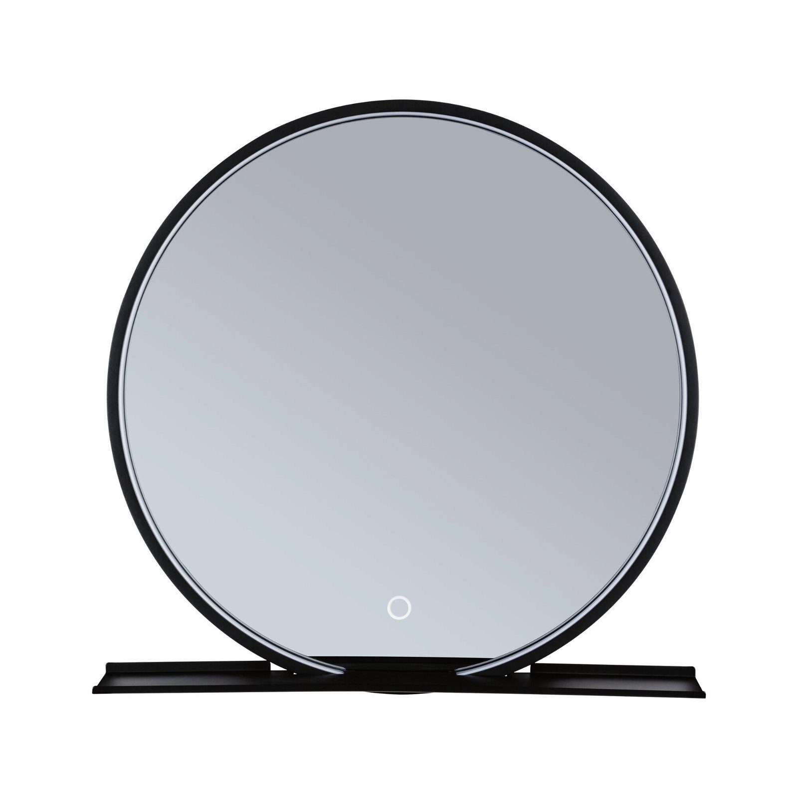 Paulmann LED Wandleuchte Spiegel Miro rund IP44 10,5W 500mm 230V, LED fest  integriert, Tageslichtweiß, TunableWhite, Spiegel