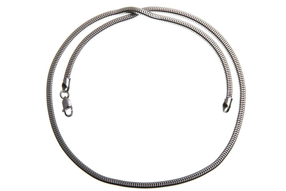 Silberkettenstore Silberkette Schlangenkette, vierkant 3mm - 925 Silber, Länge wählbar von 38-100cm