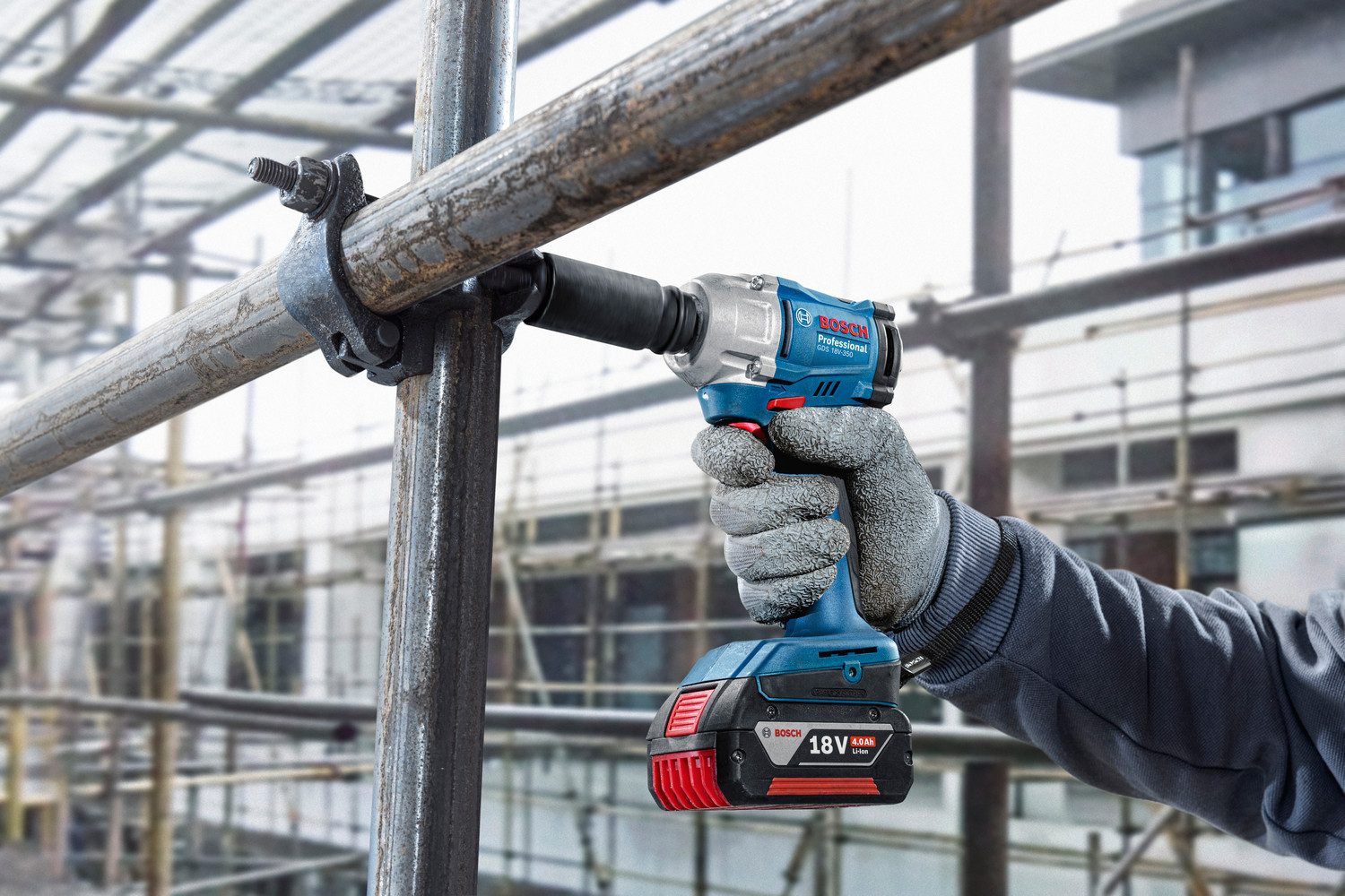 Bosch Professional Akku-Drehschlagschrauber »GDS 18V-350«, ohne günstig online kaufen