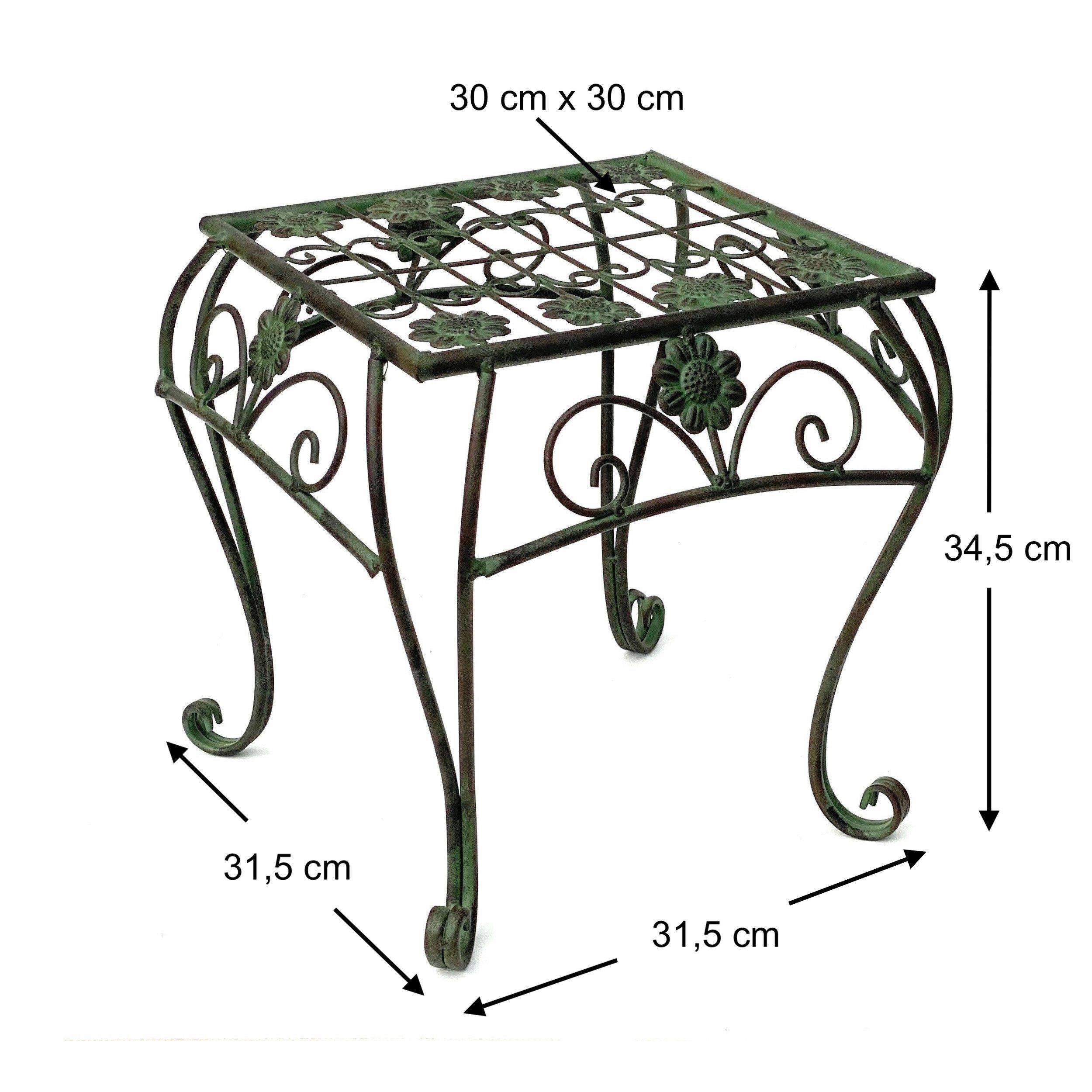 DanDiBo Blumenständer Metall Grün Eckig 25 günstig online kaufen