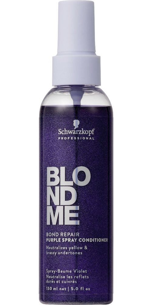 Schwarzkopf Leave-in Pflege Schwarzkopf BlondMe Bond Repair Purple Spray Conditioner 150ml