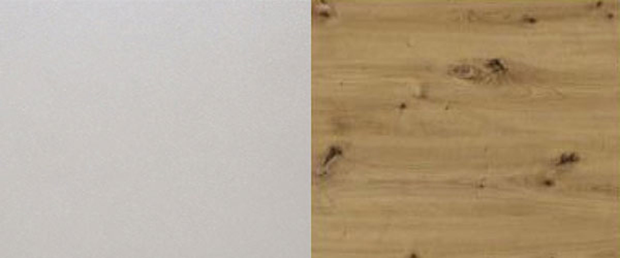 Feldmann-Wohnen Spülenunterschrank Arezzo (1-St) 60x50x82cm grifflos grau / Eiche artisan (AZ-D1ZA/60)