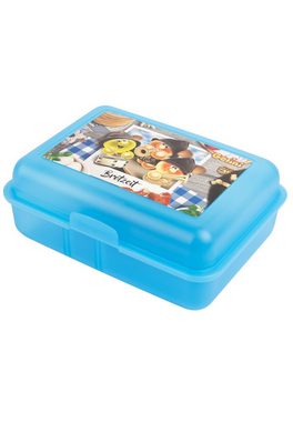 United Labels® Lunchbox Gelini Brotdose mit Trennwand - Brotzeit - Blau, Kunststoff (PP)