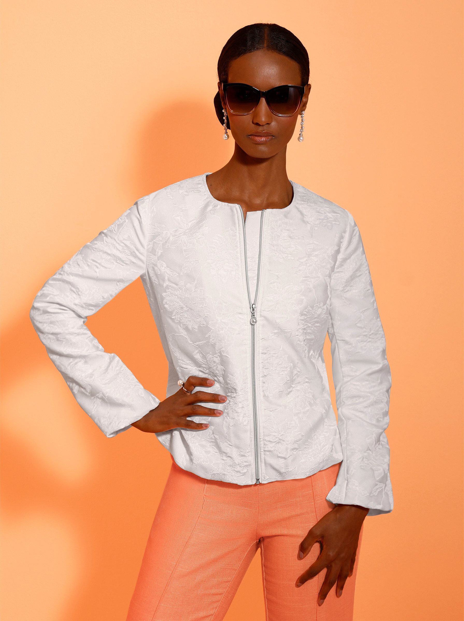 creation L Blusenblazer Blusenjacke Langarm