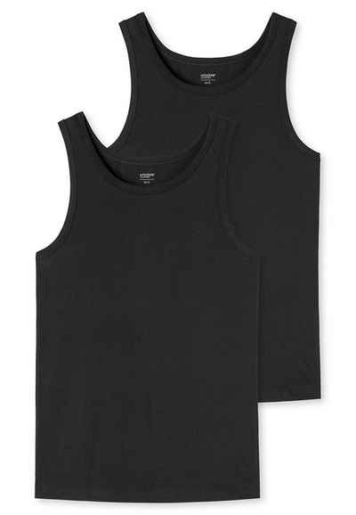 uncover by SCHIESSER Unterhemd 2er Pack Basic (Spar-Set, 2-St) Unterhemd / Tanktop - Baumwolle - Unterhemden mit perfekter Passform