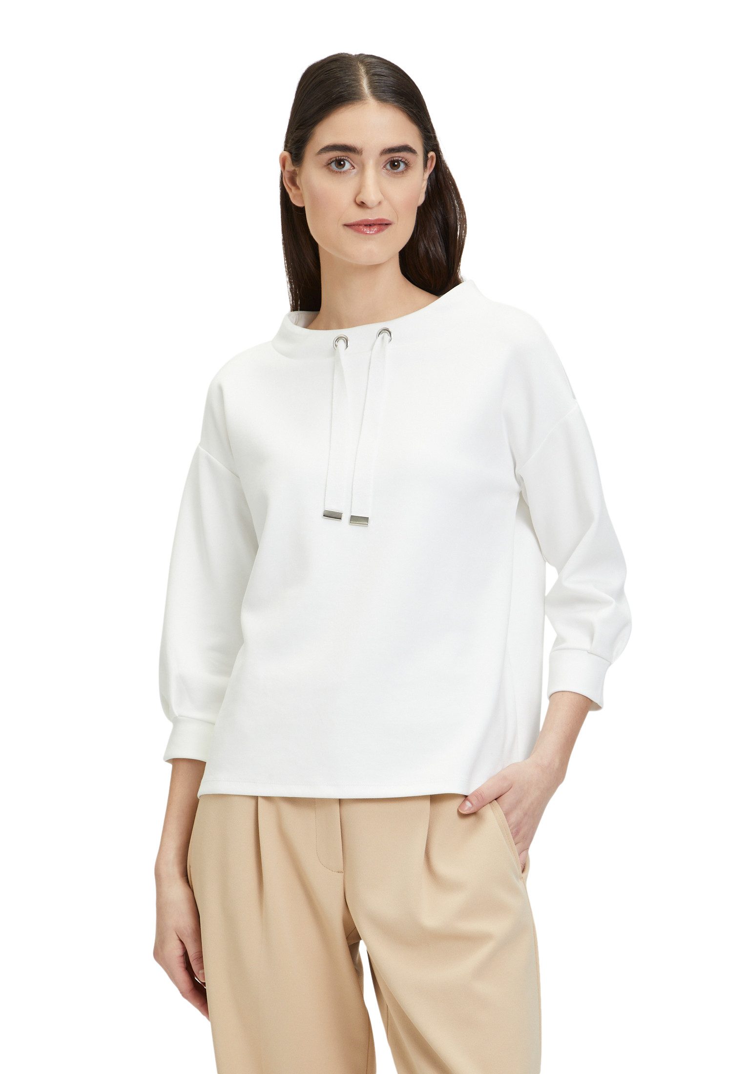 Betty Barclay Sweatshirt Betty Barclay Sweatshirt mit Kragen Kragen