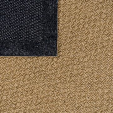 Teppich Jute Wohnzimmer Teppich Naturfaser Handgewebt Noppen, TT Home, Läufer, Höhe: 4 mm