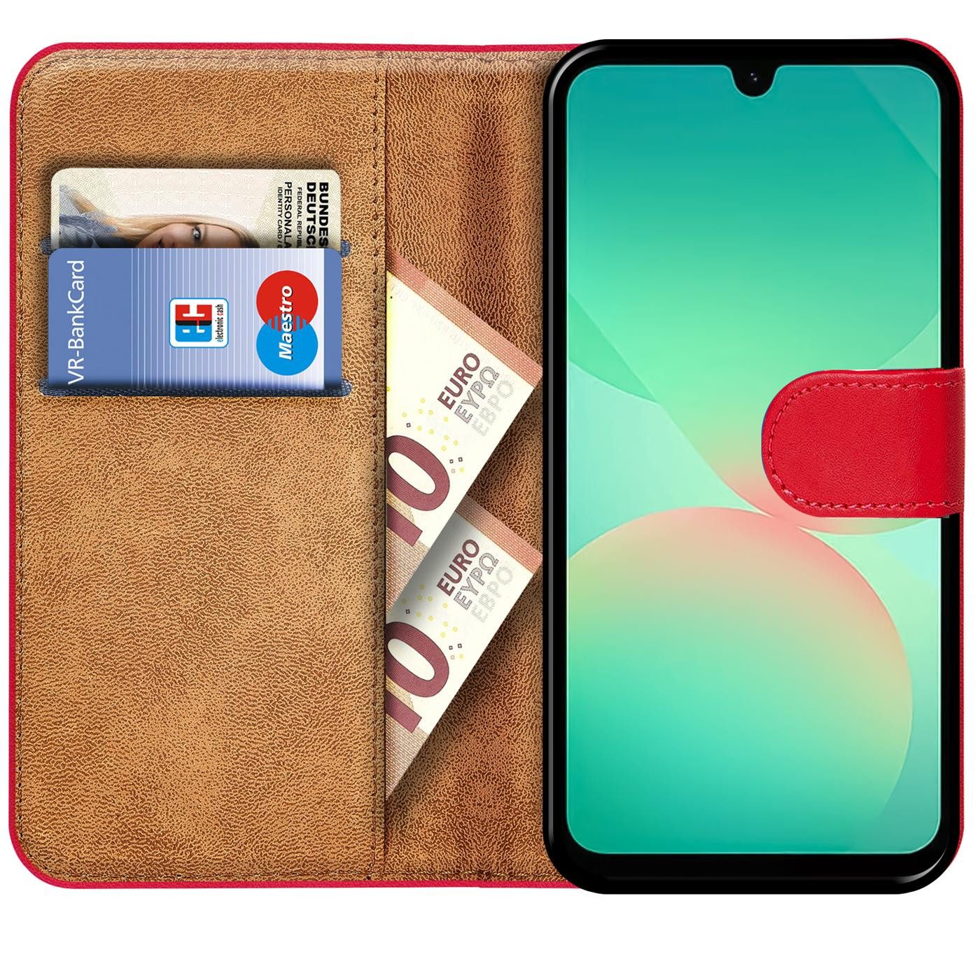 CoolGadget Handyhülle Wallet Klapp Tasche Book Case für Samsung Galaxy A27 5G, Hülle Klapphülle Flip Cover Etui Schutzhülle – Bild 2 von 5