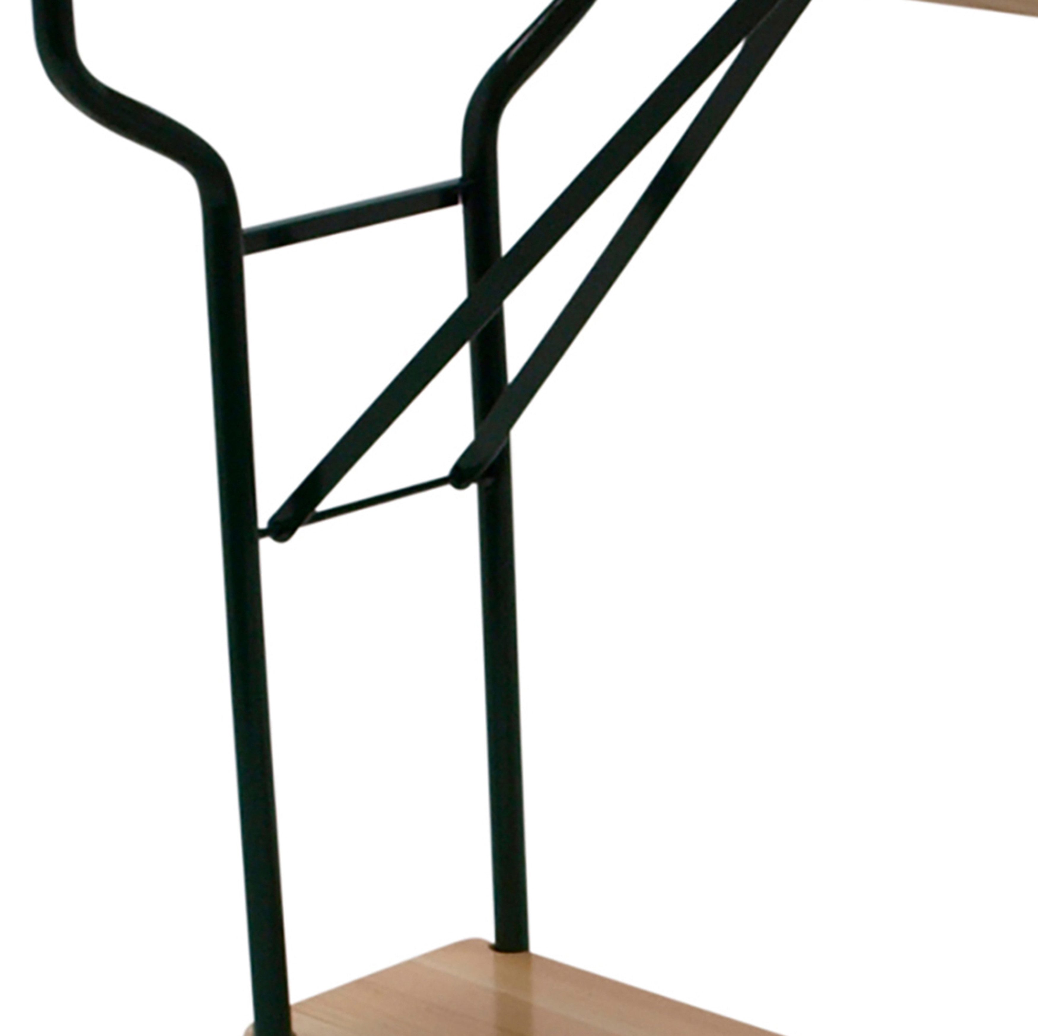 TPFGarden Stehtisch MINO (Klappbarer Garten- und Stehtisch, 1-St., Bistrotisch aus Metall + Holz lackiert), Bartisch 113 cm mit stabiler Fußstütze