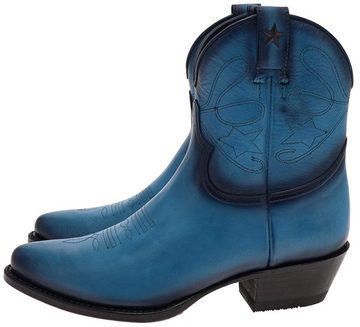 Mayura Boots 2374 Blau Stiefelette Rahmengenähte Damen Westernstiefelette