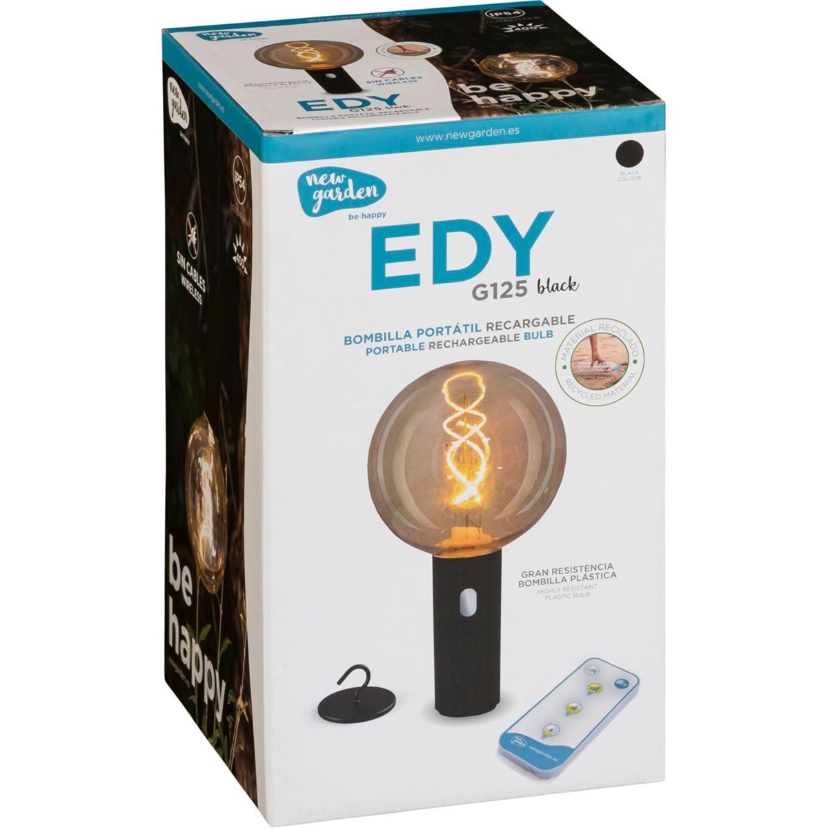 Dekolicht New Garden EDY BULB G125 BATTERY