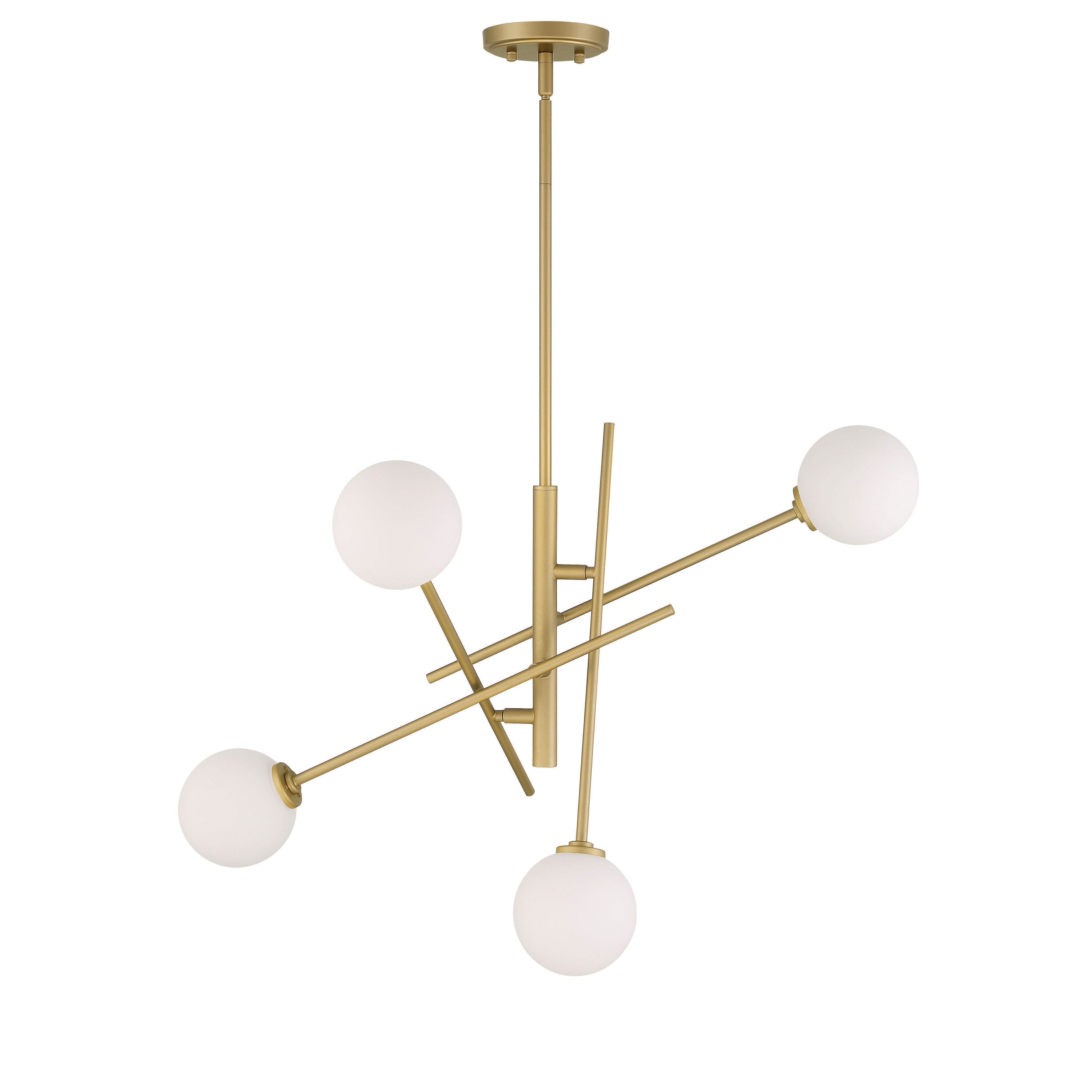 MLT&RIDDLE Kronleuchter 4 - Licht Sputnik Sphere Kronleuchter, ohne Leuchtm günstig online kaufen