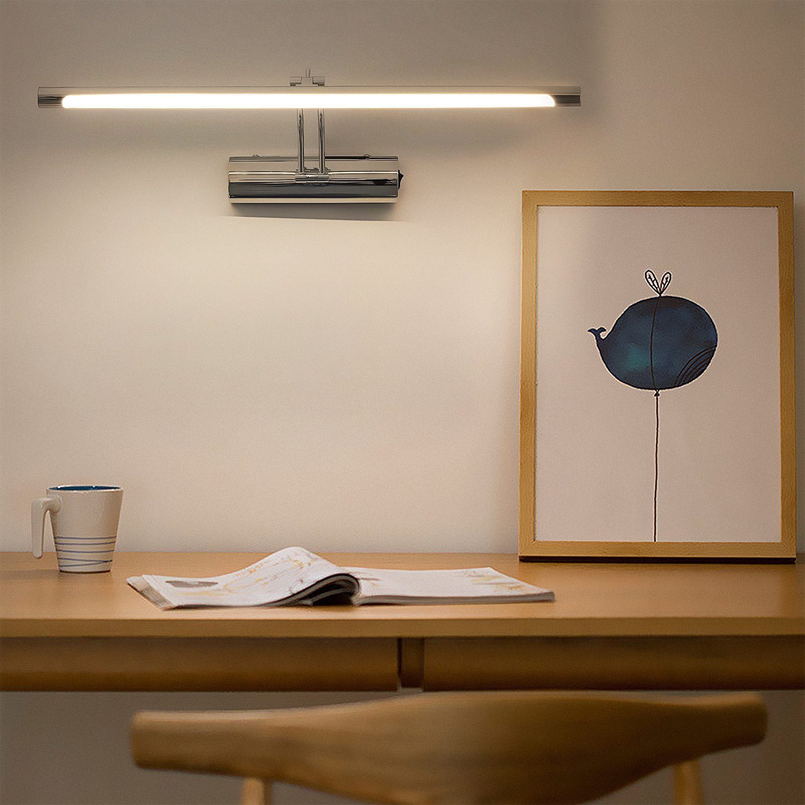 WILGOON Spiegelleuchte 12W LED Spiegelleuchte, Schminklicht günstig online kaufen