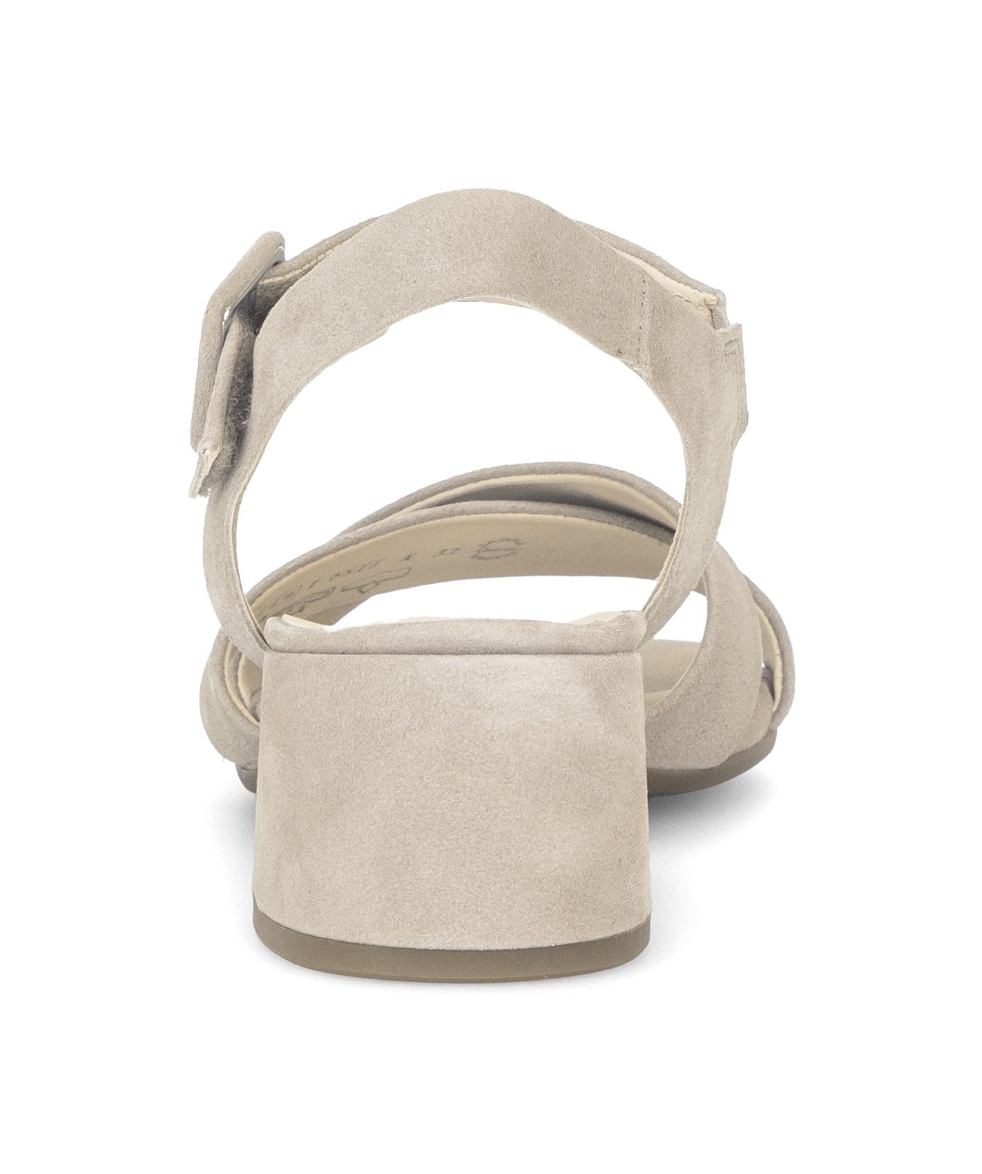 Gabor Tunis Sandalette Blockabsatz, Sommerschuh mit Kreuzbandage, Weite G (weit)