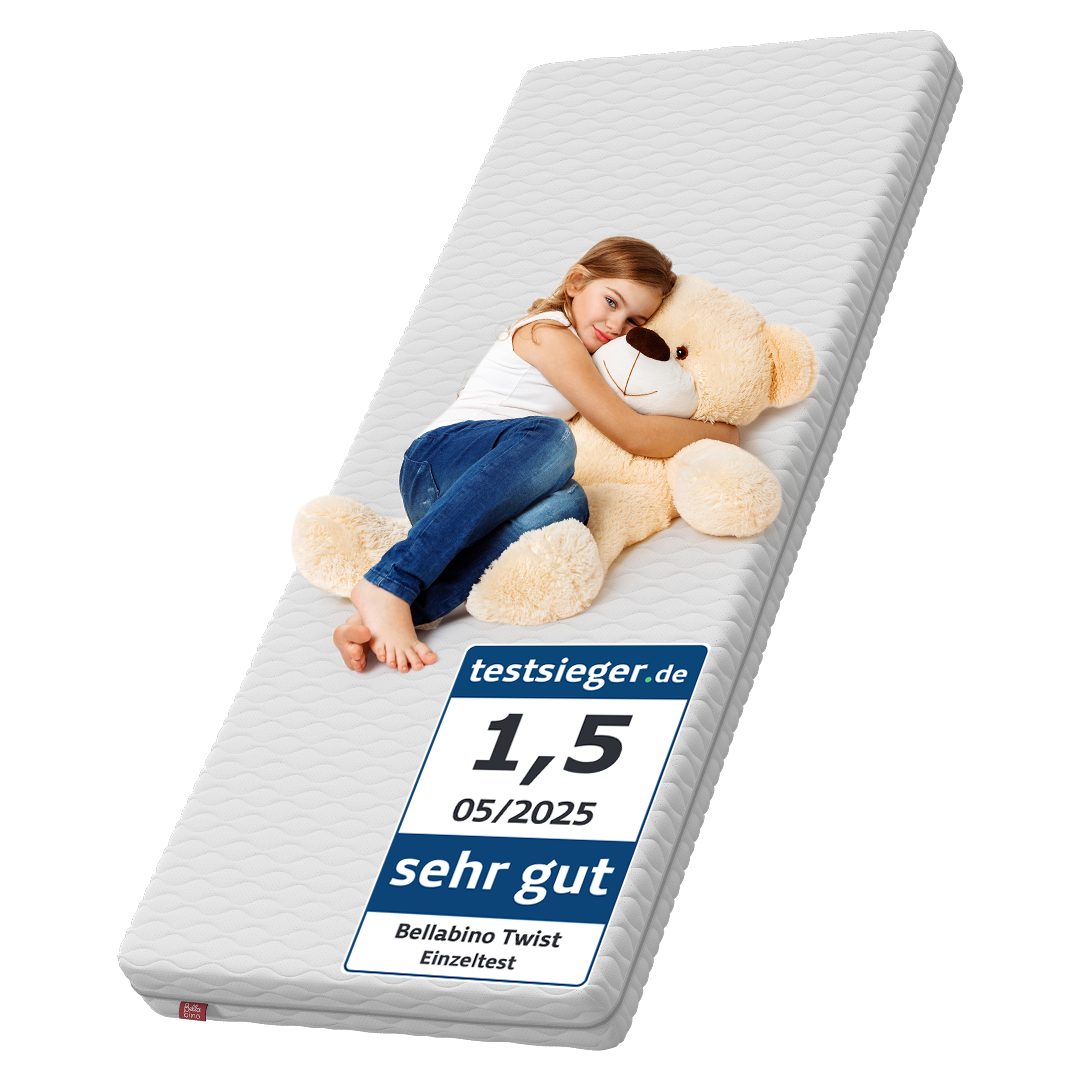 Kindermatratze Twist 90x190 cm, Bellabino, 11 cm hoch, Härtegrad H2, Kaltsc günstig online kaufen