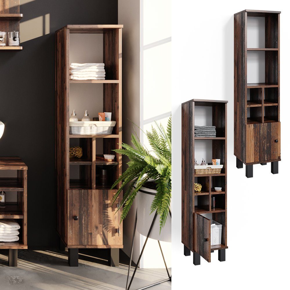 Vicco Midischrank Fynn, Eiche rustikal, 30 günstig online kaufen