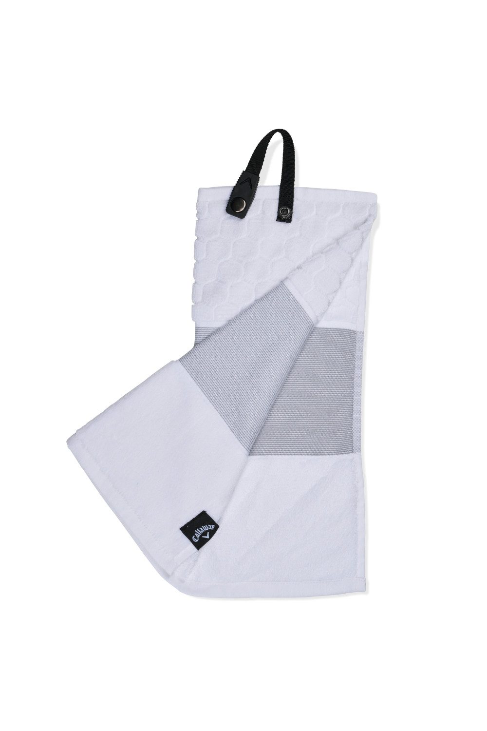 Callaway Sporthandtuch Callaway Schlägertuch Tri Fold Weiß 53cmx40cm