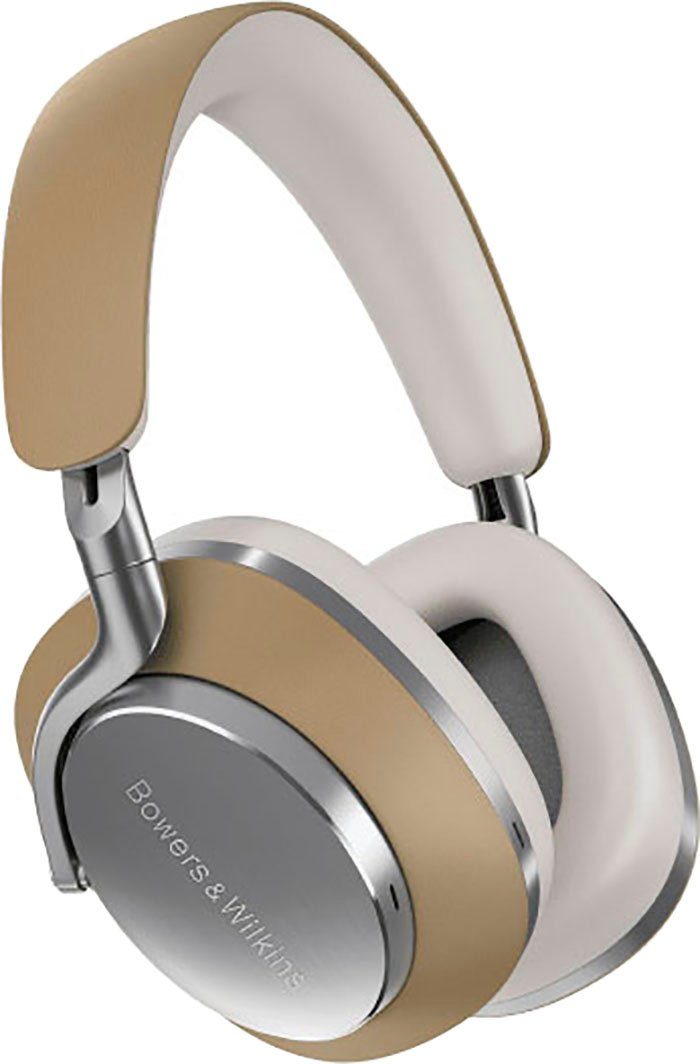 Bowers & Wilkins Px8 Bluetooth-Kopfhörer (Geräuschisolierung, Hi-Res, Noise-Cancelling, Transparenzmodus, A2DP Bluetooth, AVRCP Bluetooth, Bluetooth, HFP, HSP, aptX Bluetooth) Beige | Kopfhörer