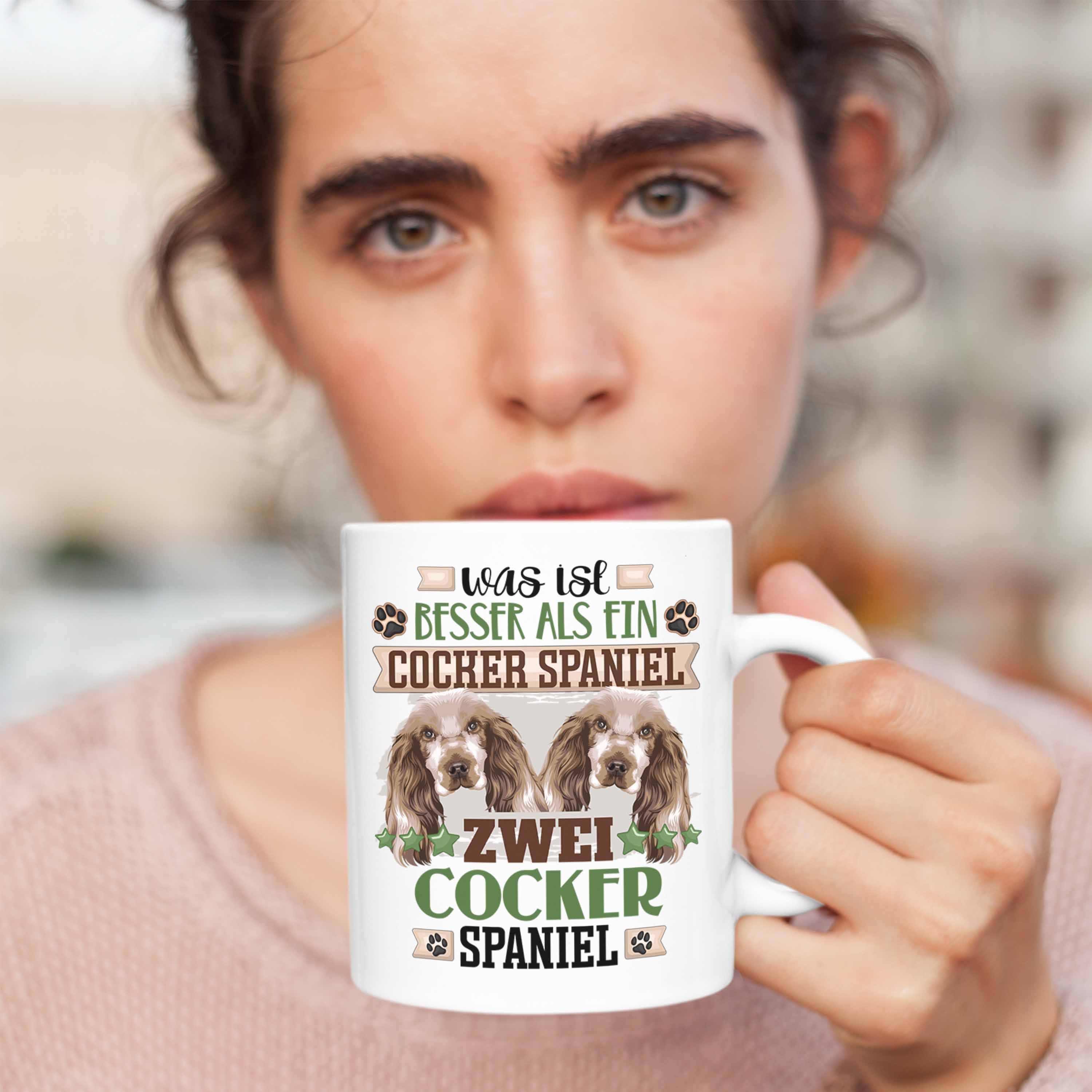 Trendation Tasse Besitzer Geschenkidee Weiss Tasse Geschenk Cocker Lustiger Wa Spruch Spaniel