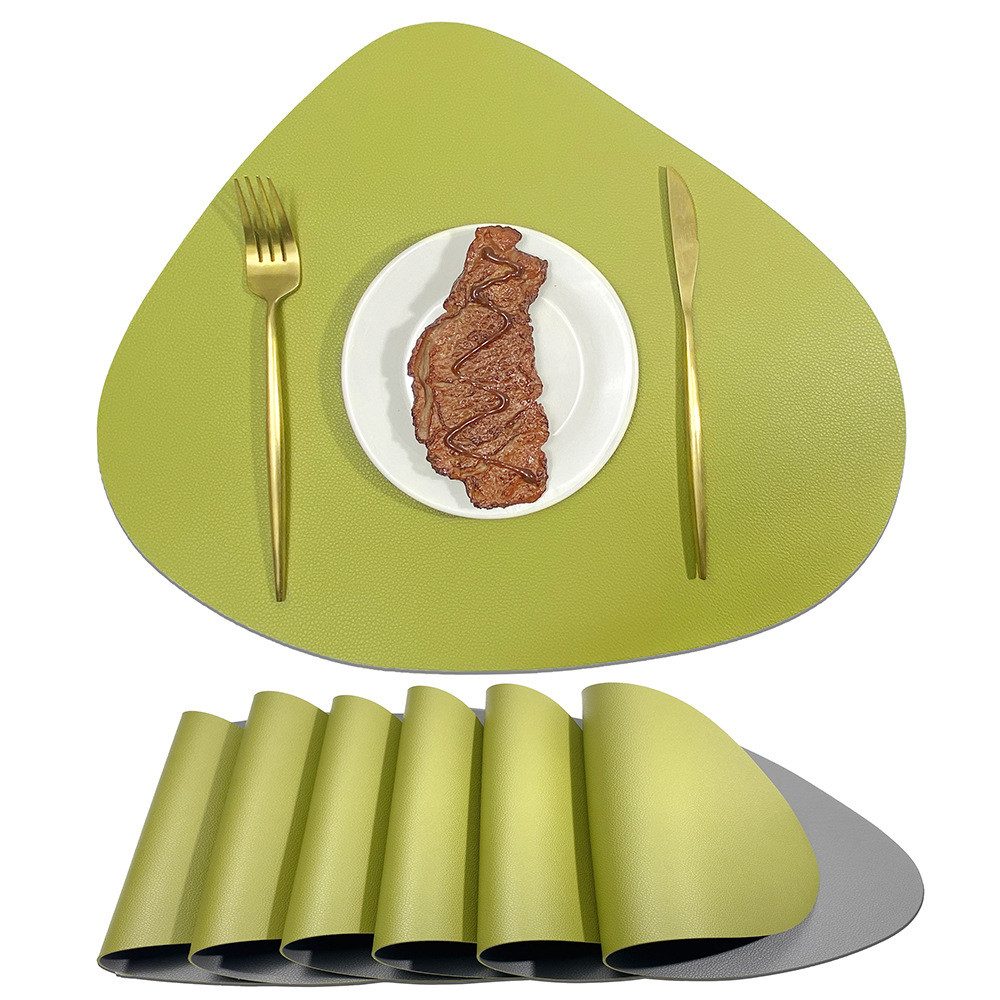 BYSURE Platzset, (6-St), Tischsets Abwaschbar Doppelseitigen rutschfest Kun günstig online kaufen