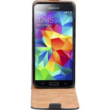 CoolGadget Handyhülle Flip Case Handyhülle für Samsung Galaxy S5 / S5 Neo 5,1 Zoll, Hülle Klapphülle Schutzhülle für Samsung S5 Flipstyle Cover