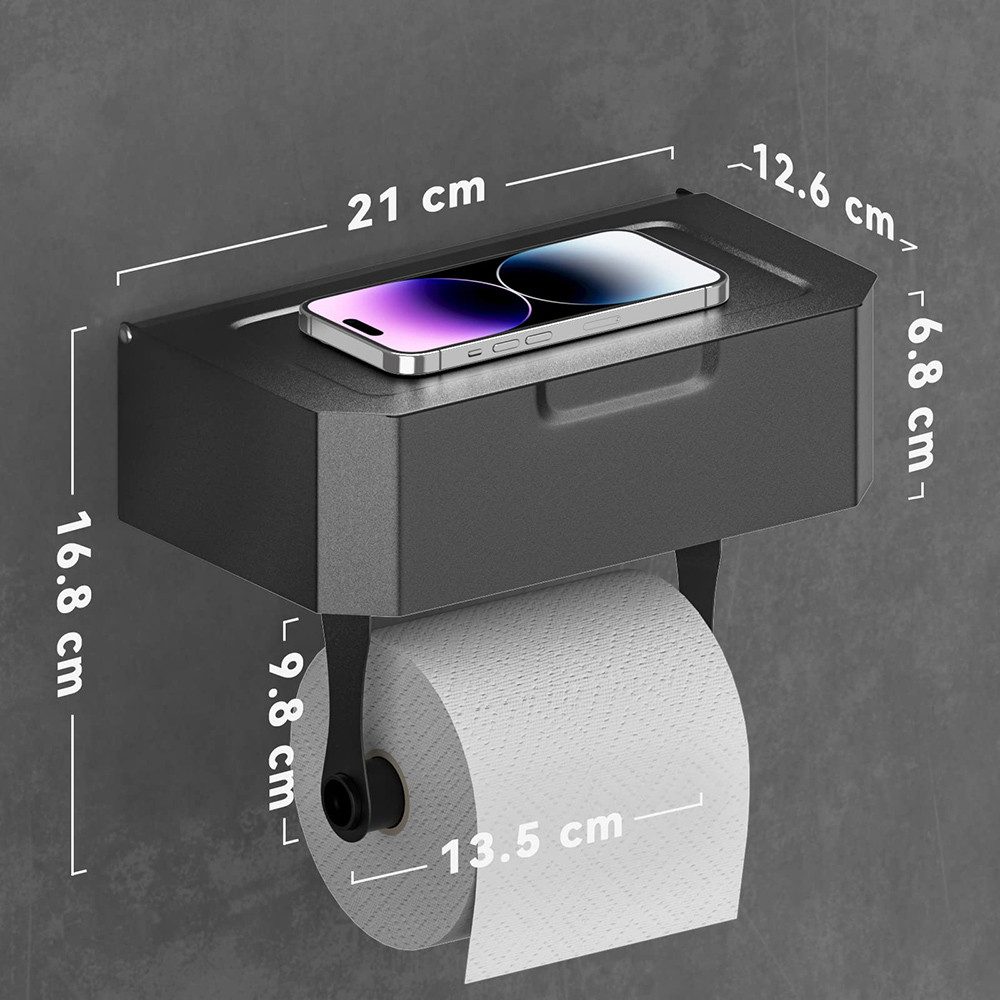Coonoor Toilettenpapierhalter ohne Bohren, Klopapierhalter mit günstig online kaufen