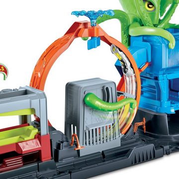 Hot Wheels Spiel-Gebäude Color Reveal Autowaschanlage, inkl. 1 Farbwechsel-Spielzeugauto