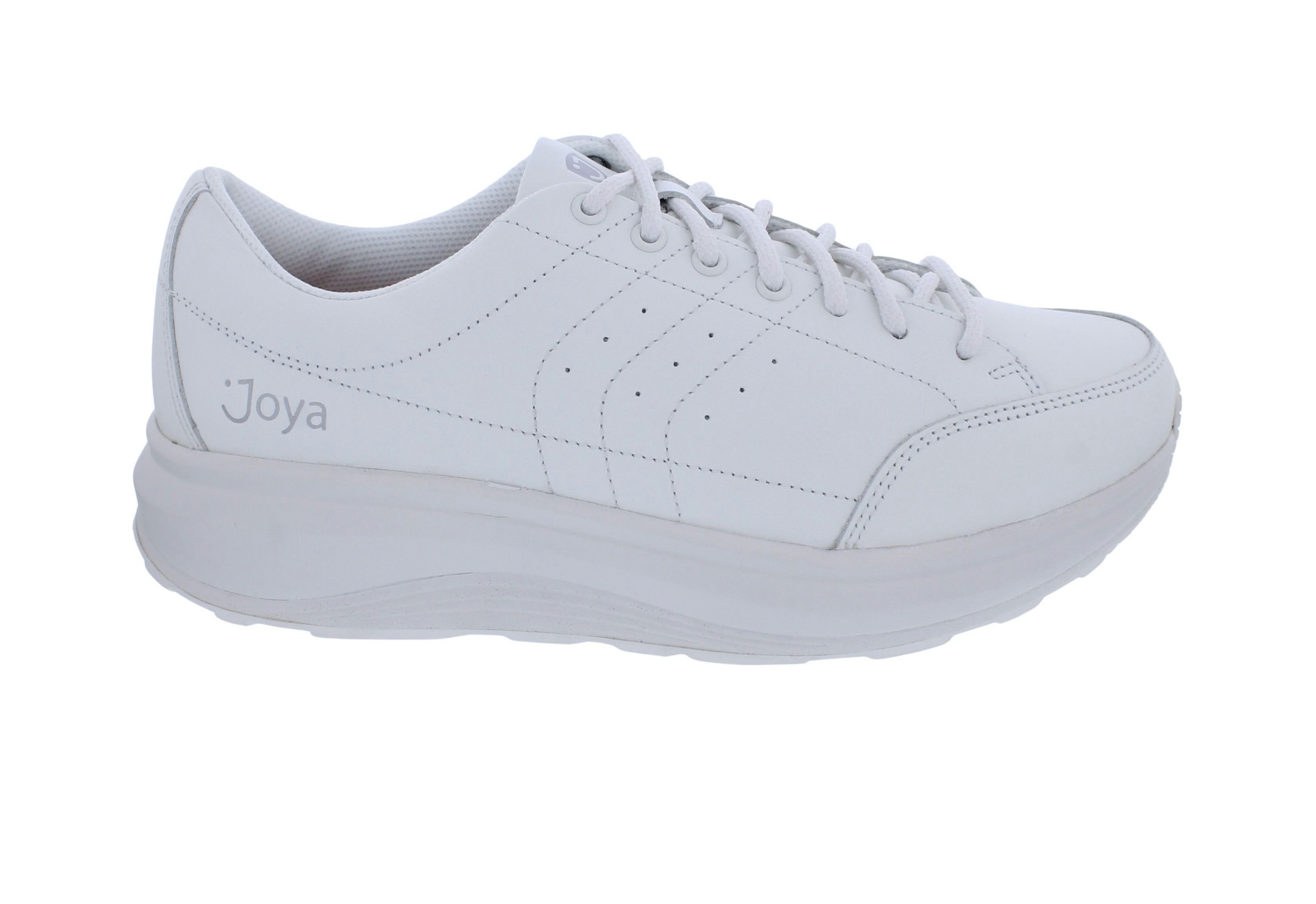 Joya Joya Sneaker Moscow Men White JY577A, Glattleder, Wave-Sohle, Fußbett Schnürschuh
