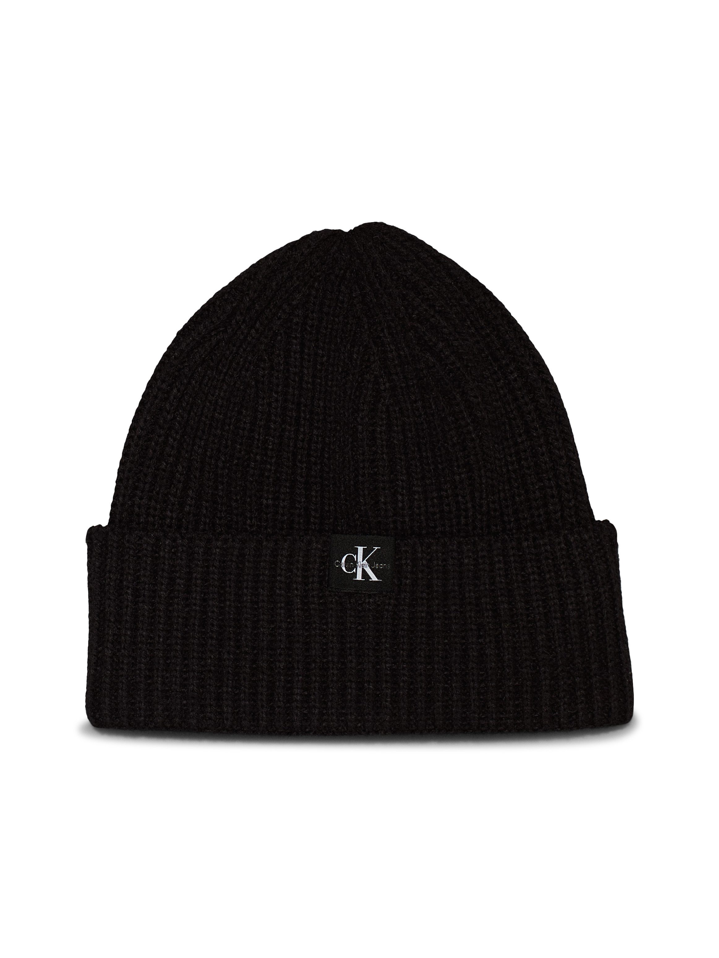 Calvin Klein Jeans Beanie mit Monogramm-Label