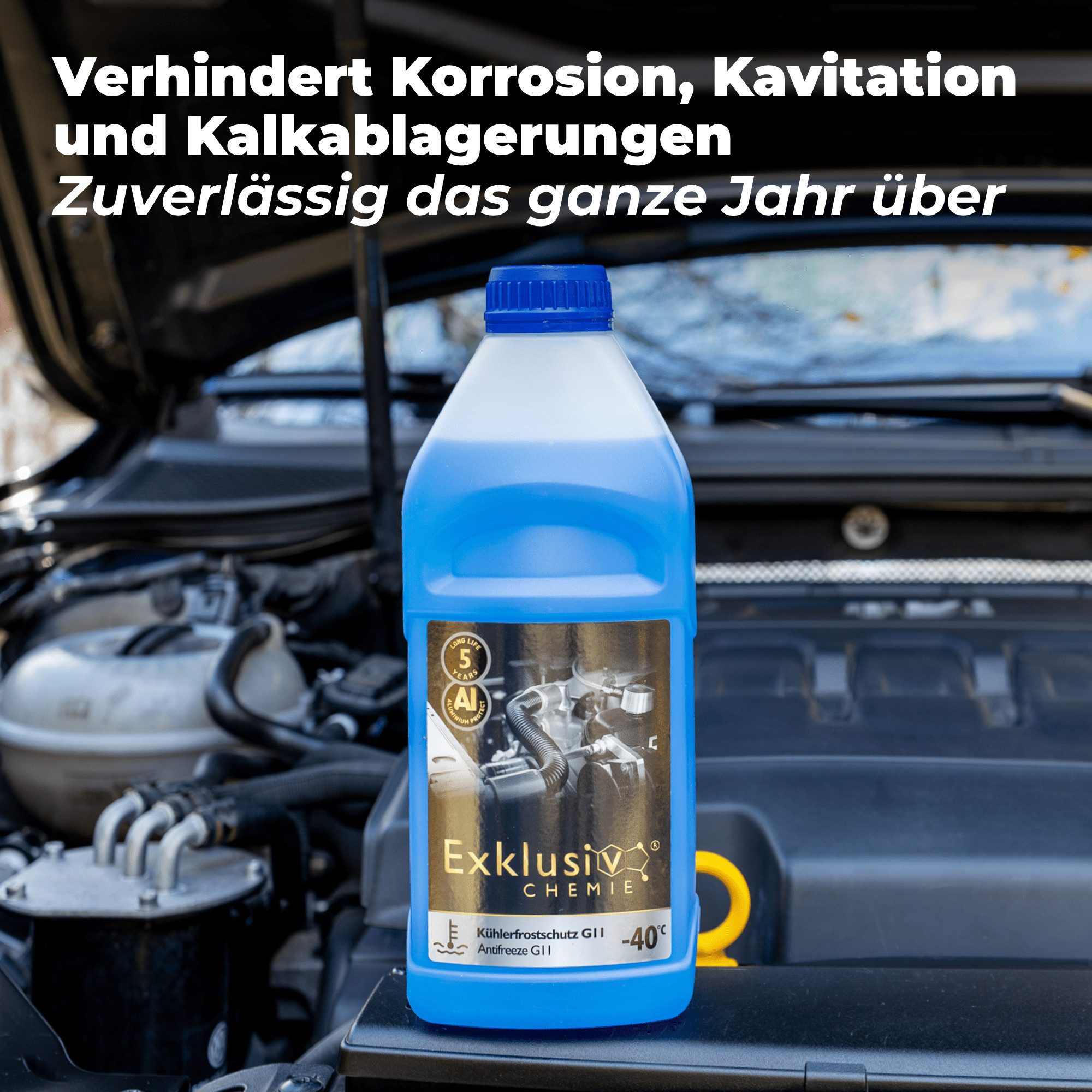 Exklusiv Chemie GmbH Kühlerfrostschutz G11 Kühlerfrostschutz 1 Liter, 1 l – Bild 5 von 5