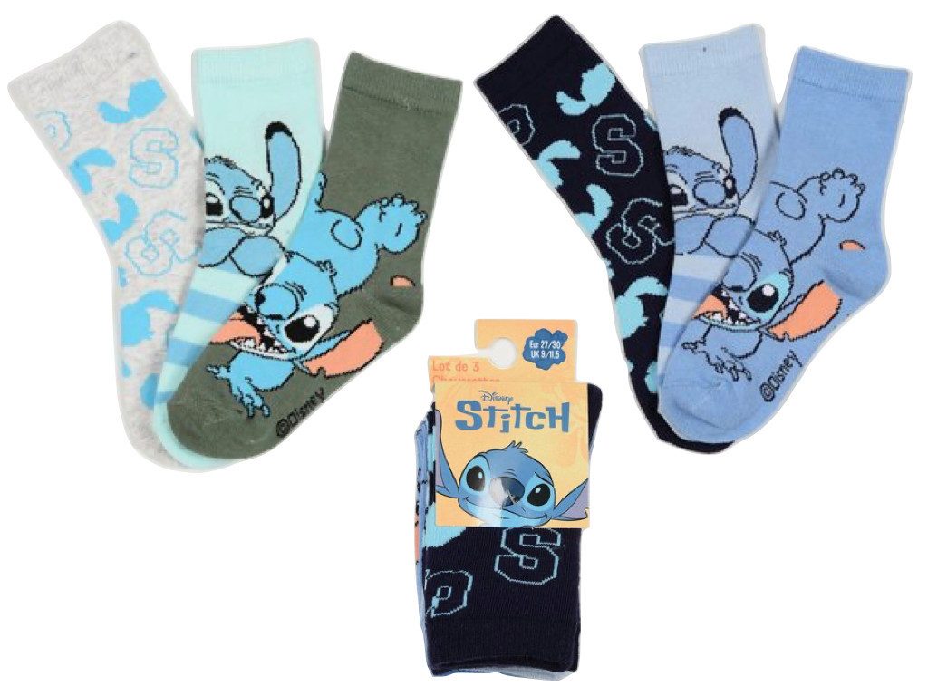 Stitch Socken 6 Paar Stitch Socken Gr. 23 - 34
