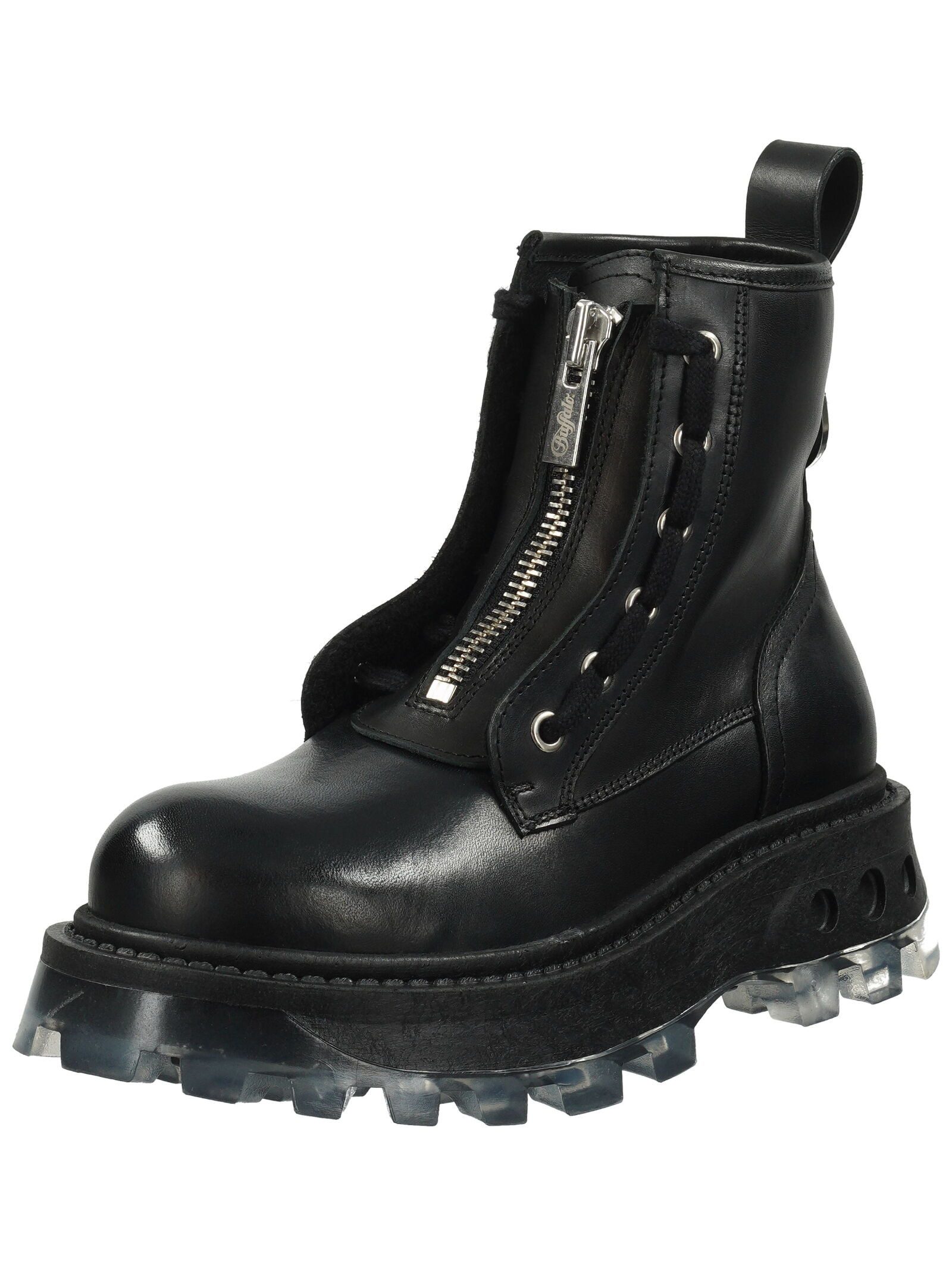 Buffalo Stiefelette Leder Schnürstiefelette günstig online kaufen